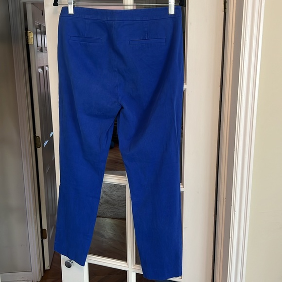 Royal blue J.Crew Martie pants, size 10 tall - Picture 4 of 4